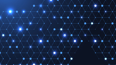 global network connection concept big data vector image