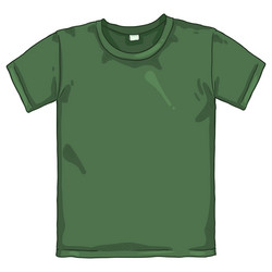 Green T-Shirt Template Vector Images (over 6,800)