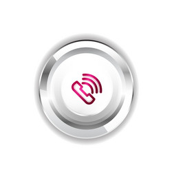 phone button call support idea vector image