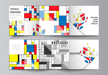 minimal editable layout of square vector image
