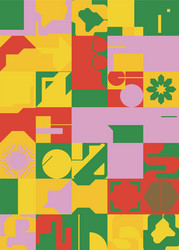 technology abstract pattern design vector image