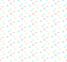 abstract geometric line art pattern background vector image