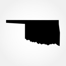 Oklahoma Map Vector Image