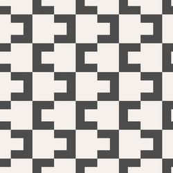 Seamless simple geometric pattern endless vector