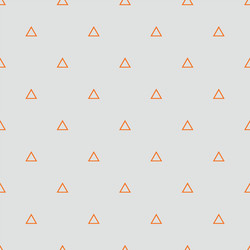 Geometric Triangle Pattern - Orange on Grey vector