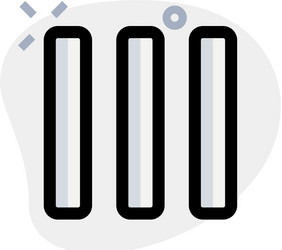 multiple column bar layout - vertical strip vector image