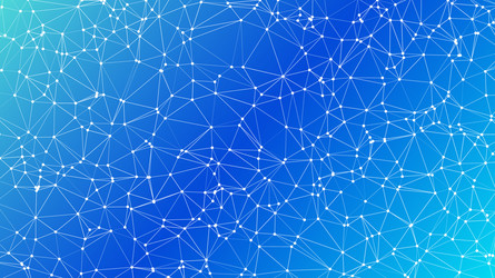 Random size triangles and circles vector