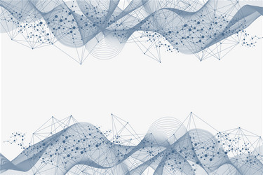 Big data visualization background modern vector