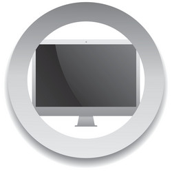 mobile phone and computer device theme vector image