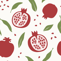 Pomegranate Abstract Pattern vector image