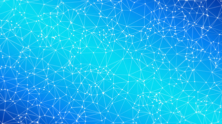 Triangles shapes connected to circles abstract vector