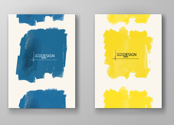 Abstract background with watercolor element vector