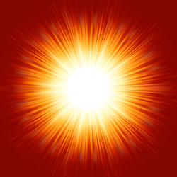 Exploding Star Burst vector image