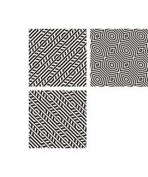 Geometric Lattice Pattern vector image