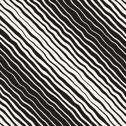 Diagonal Wavy Stripe Pattern vector image