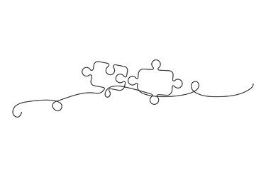 Linear linepuzzles for game design single line vector