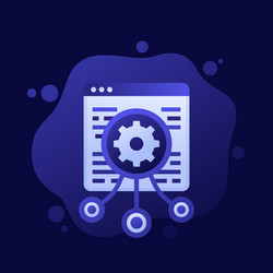 load testing icon performance test design vector image
