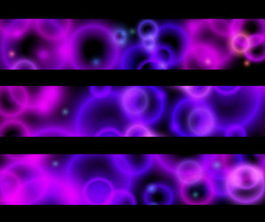Sparkling Light Header Set vector