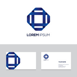 abstract modern emblem design element can be used vector image