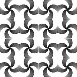 Design seamless uncolored twirl movement pattern vector