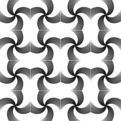 Design seamless uncolored twirl movement pattern vector