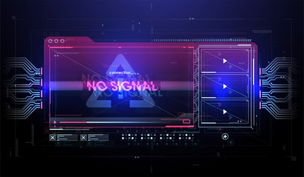 hud ui gui futuristic user interface screen vector image