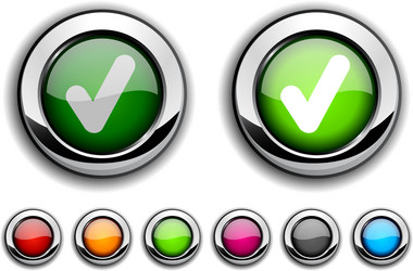 check button vector image