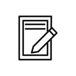 script icon linear graphics sign vector image