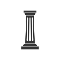 Column building icon Royalty Free Vector Image