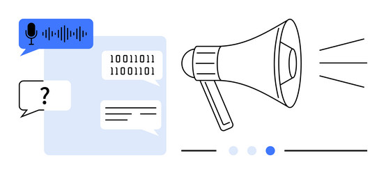 digital communication tools with messaging vector image