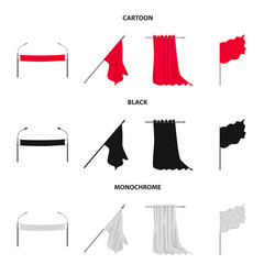 isolated object of texture and presentation logo vector image