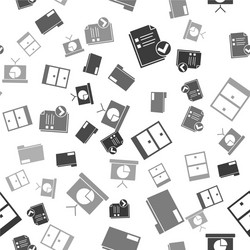 set document and check mark folder vector image
