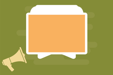 flat design empty esp template vector image