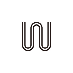 Linear Wavy Font Vector Images (31)