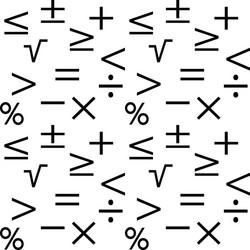 mathematics geometric seamless pattern background vector image