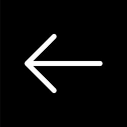 Arrow icon for simple flat style ui design vector