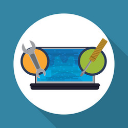 development and software design vector image