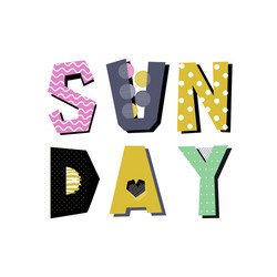 Sunday Lettering Vector Images (over 3,800)