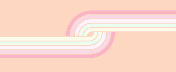 abstract background of rainbow wavy line design vector image
