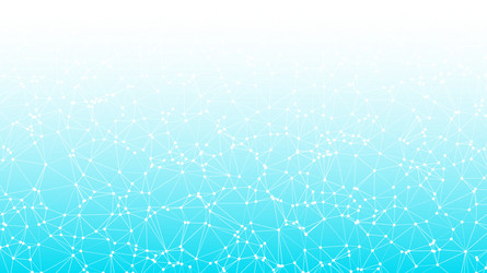 random circles shapes and lines connecting vector image