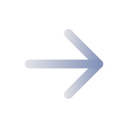 Rightwards arrow flat gradient color ui icon vector