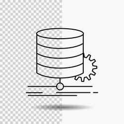 algorithm chart data diagram flow line icon vector image