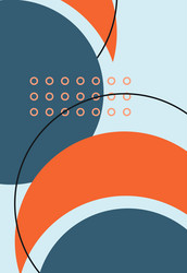 seamless pattern with abstract geometric shapes vector image