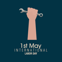 abstract labor day background with special objects vector image