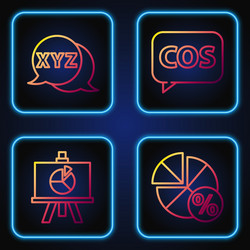 set line equation solution xyz coordinate system vector image