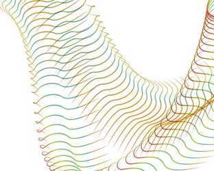 abstract background blend wave line design vector image
