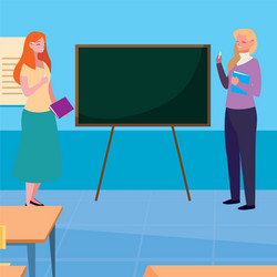 Teacher Classroom Scene Vector Images (over 1,200)