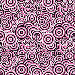 abstract seamless pattern - concentric circle vector image