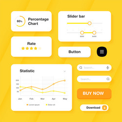 concept application ui design vector image