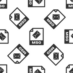 Grey msg file document icon download button vector